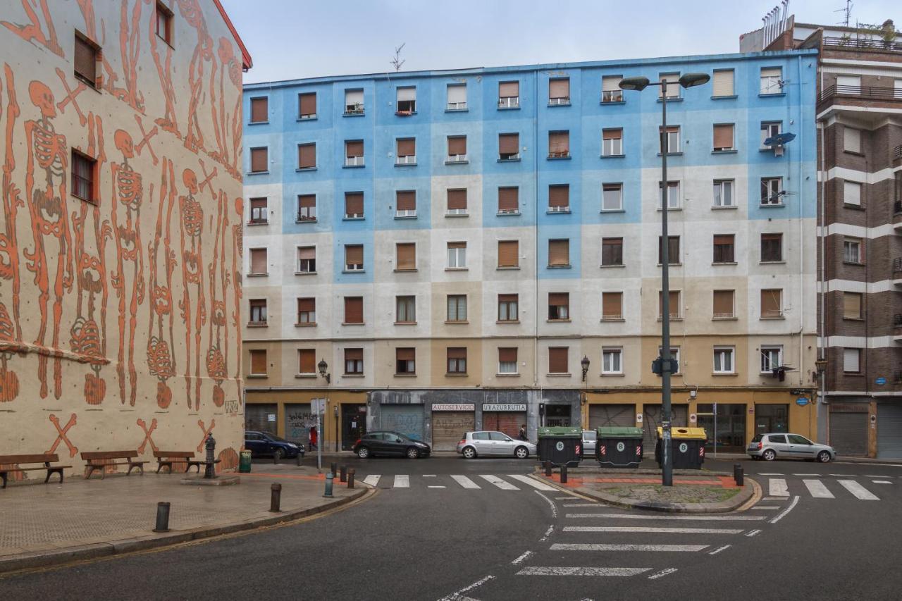 شقة Old Bilbao Con Vistas A La Ria المظهر الخارجي الصورة